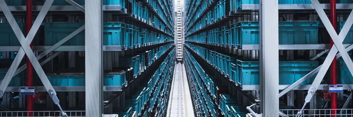 Shelves In Warehouse