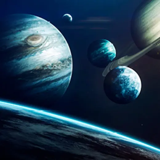 Planets In Space