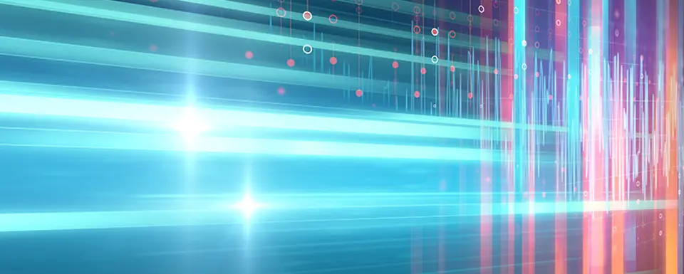 Abstract Background Lines Glowing