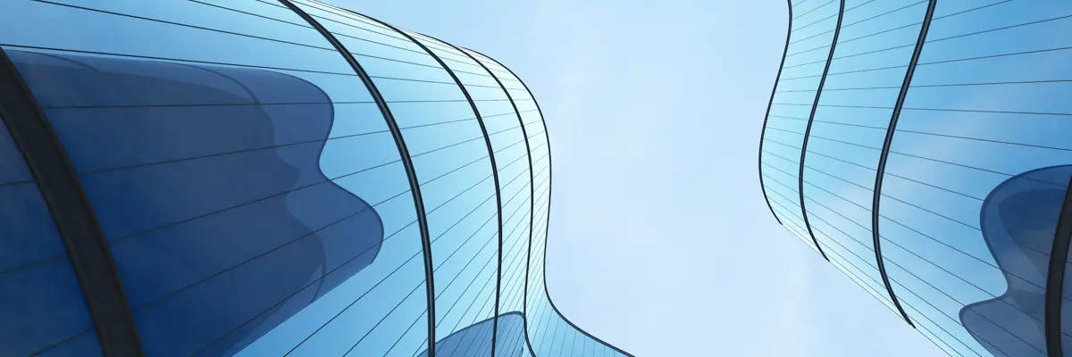 Blue Glass Windows Of Building