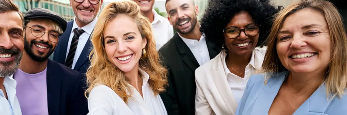 Selfie Of Group Of People