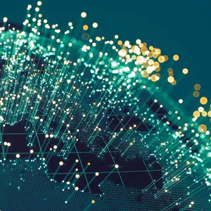 Digital World Map Data Networks