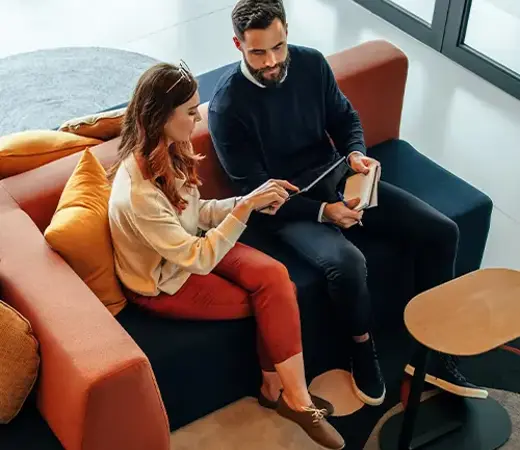 Woman Explaining Something