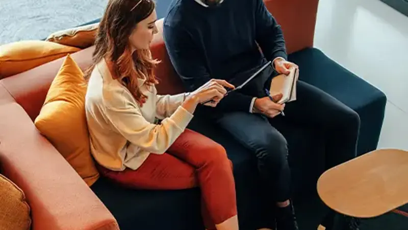 Woman Explaining Something