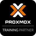 Proxmox Training Partner Logo Inverted Color 300Px