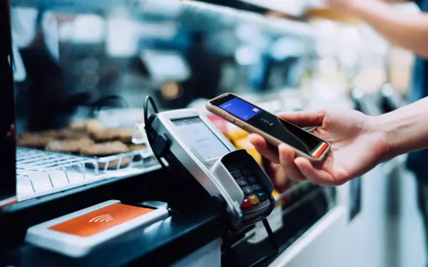 Paying In Retail Store By Smartphone