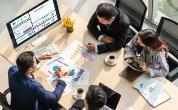 Business Meeting Or A Collaborative Work Session