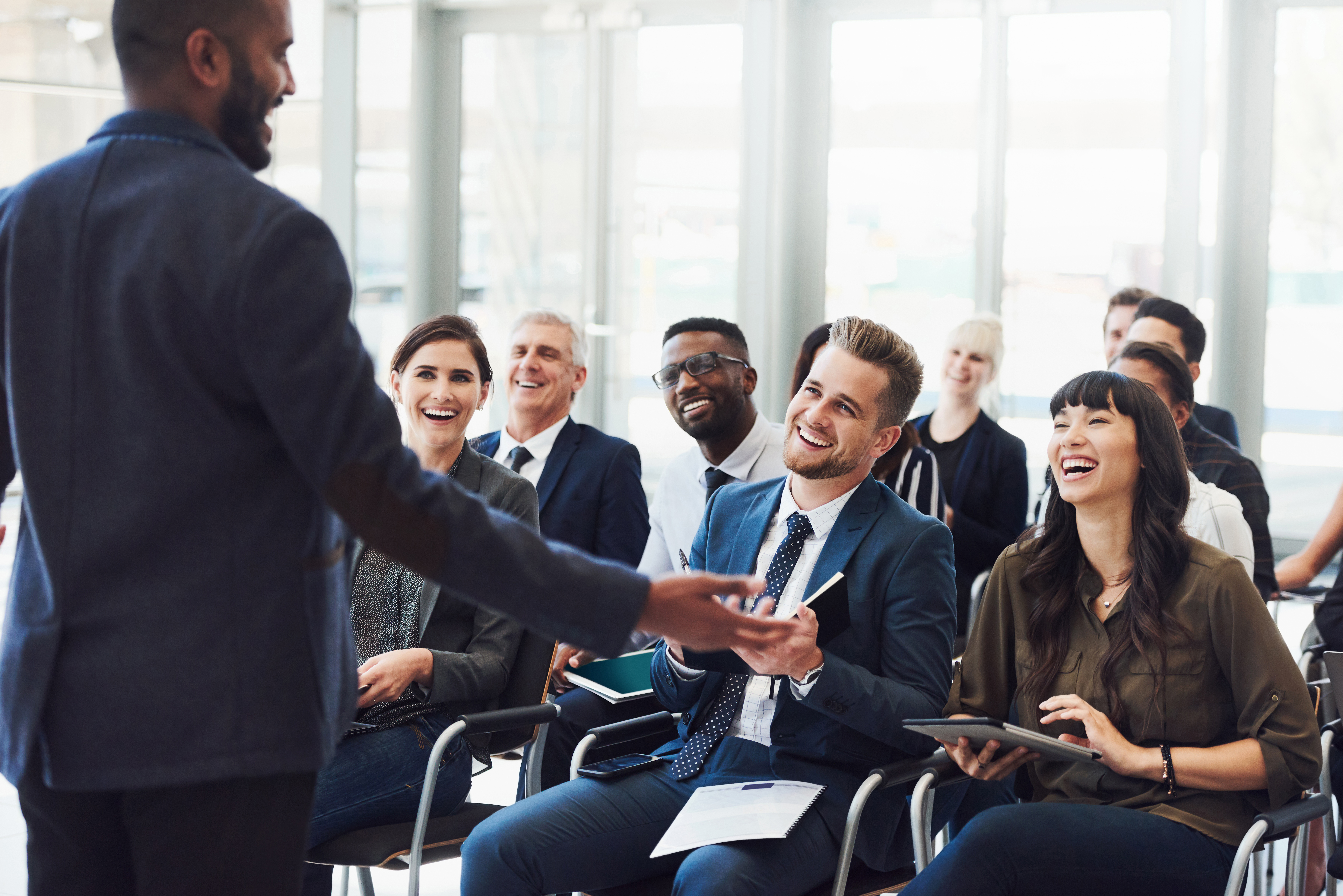Group Of People At Meeting
