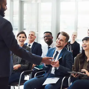 Group Of People At Meeting