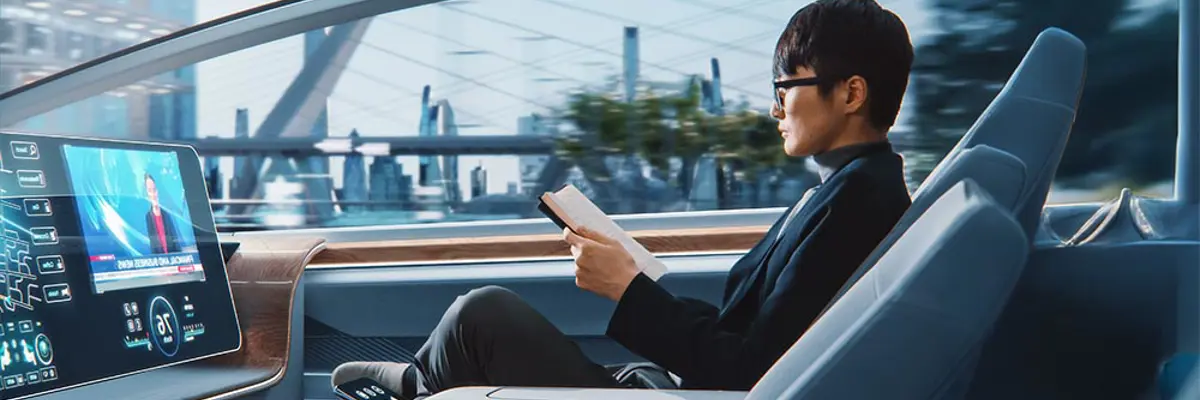 Man In Autonomous Car2