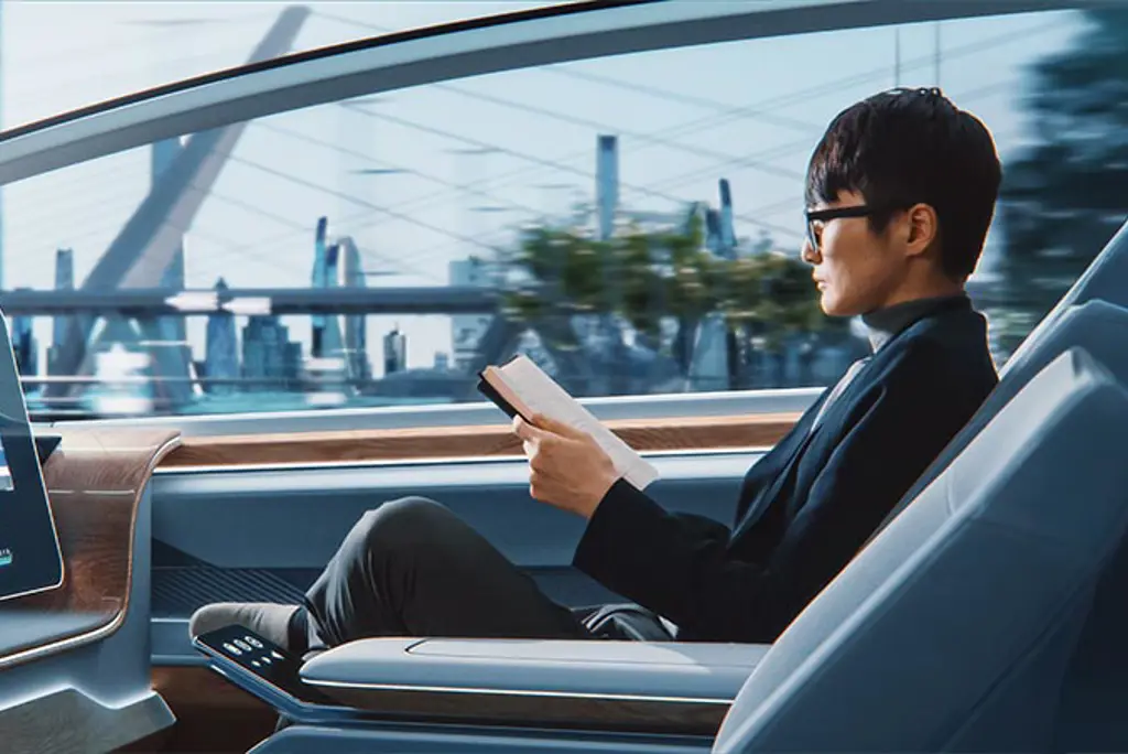 Man In Autonomous Car2