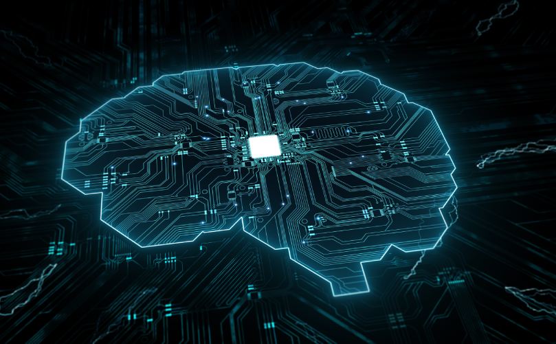 Digital Illustration Of Brain