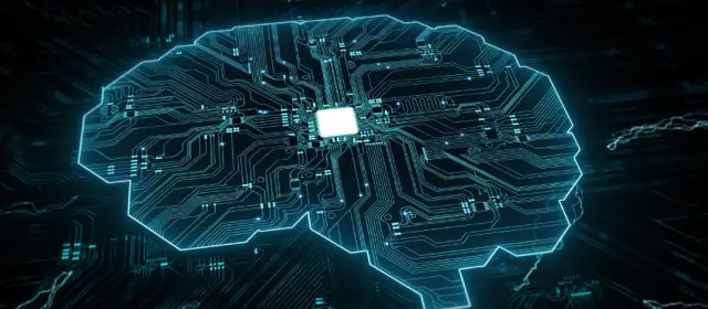 Digital Illustration Of Brain