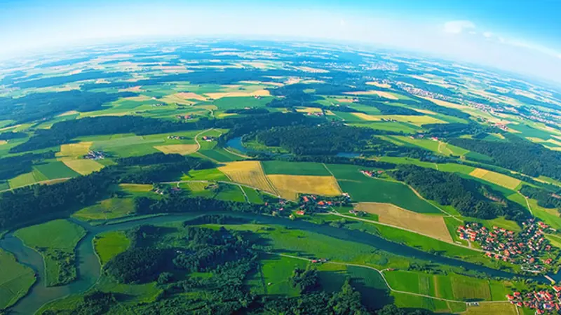 Aerial View Of Landscape